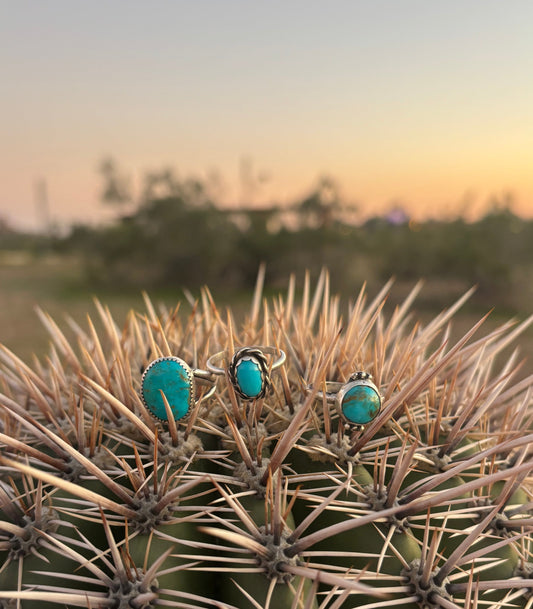 Turquoise Swirl Ring